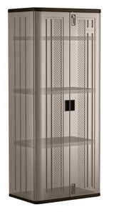 19 cu-ft Tall 3-Shelf Resin Storage Cabinet
