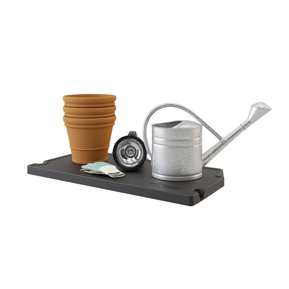 Vertical Resin Shed Shelf Kit, 30-lb Capacity