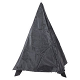 Decor Majestic Pyramid Steel Fire Pit, Black