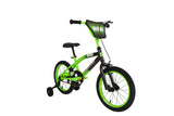 Misfit Kids' Bike with Training Wheels, 16-in, Green