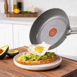 Ceramic Inspire, Non stick Frying Pan, Oven Safe, Heat Indicator, 8-in, Mint