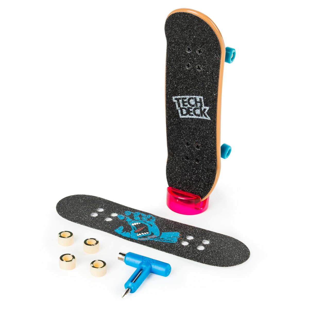 96-mm Fingerboard Mini Skateboard with Authentic Designs, Ages 6+