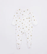 Bee Print Premium Organic Cotton Zippy, Various Sizes