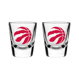 Heavy Base Shot Glass Set For Basketball Fans/Collectors, 2-oz, 2-pk