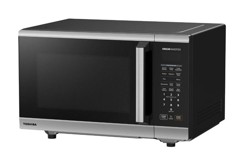 Stainless Steel Countertop Microwave Inverter Flatbed, 1.2-cu.-ft. T9426