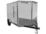 6 x 12-ft Enclosed Utility Trailer with Ramp Door