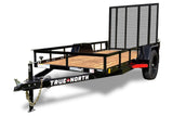 60-in x 10-ft Landscape Utility Trailer with Ramp Gate