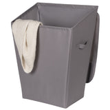 type A Laundry Hamper with Lid, 19.3 W x 12 D x 24-in H, Grey