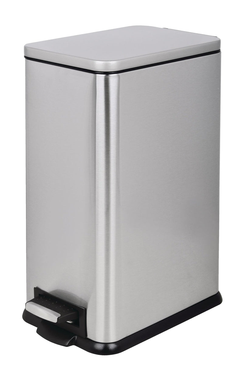Stainless Steel Step Rectangular Garbage Can, 15-L D6887