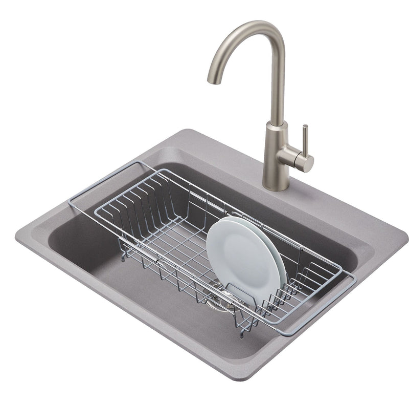 Stay Stainless Steel Expandable Over-The-Sink Dish Drying/Draining Rack R8825