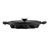 Pre-Seasoned Cast Iron Paniyarrakal with Lid