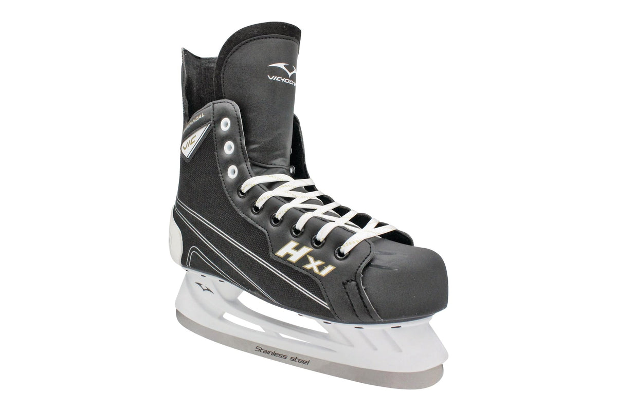HX Hockey Skates, Senior, Assorted Sizes, Black, Black/Yellow
