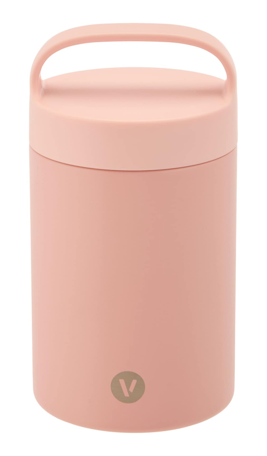 Stainless Steel Food Jar, Coral