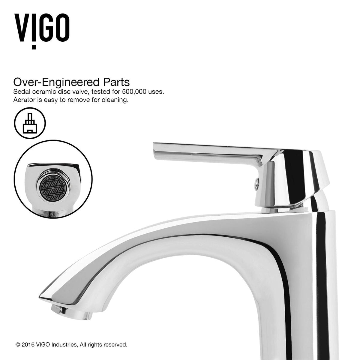 Glass Russet Brown Bathroom Sink/Basin Set with Linus Faucet and Round Vessel