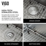 Oxford 1-Bowl Stainless Steel Apron Front Farmhouse Kitchen Sink with Accessories, 33-in