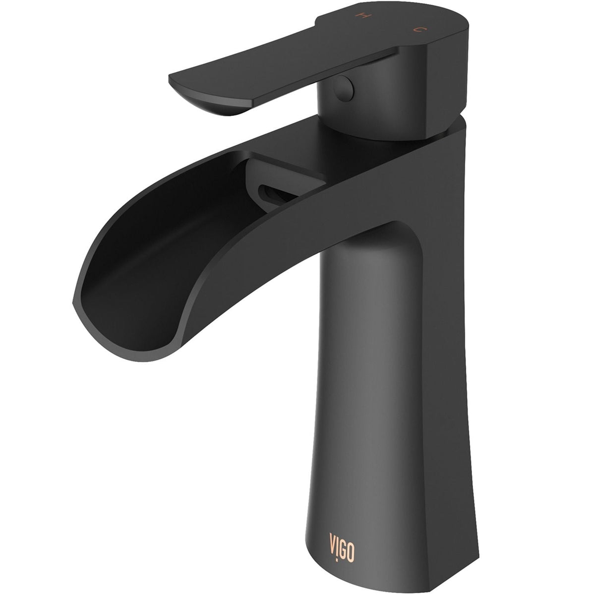 Paloma Single Handle Single Hole Bathroom Sink Faucet, WaterSense Certified, Matte Black