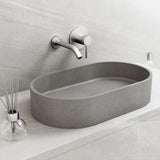 Sagrada Gothic 24x14-in Deep Grey Bathroom Sink/Basin with Rectangular Vessel