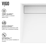 Starr Modern 23x15-in Deep White Bathroom Sink/Basin with Rectangular Vessel