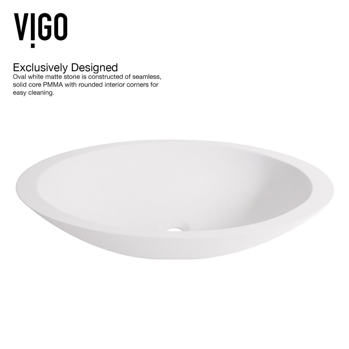 Wisteria White Bathroom Sink/Basin Set with Niko Faucet and Oval Composite Vessel