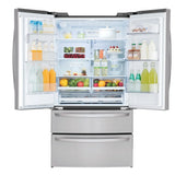 Whirlpool 36 in. 31 cu ft. Stainless Steel French Door Refrigerator with Ice Maker