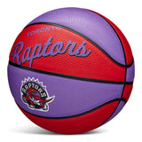 Kids' Mini Outdoor Basketball, Size 3 (22.5-in), Purple/Red