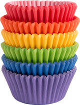 Paper Baking Cups, Rainbow, 2-in, 150-pk