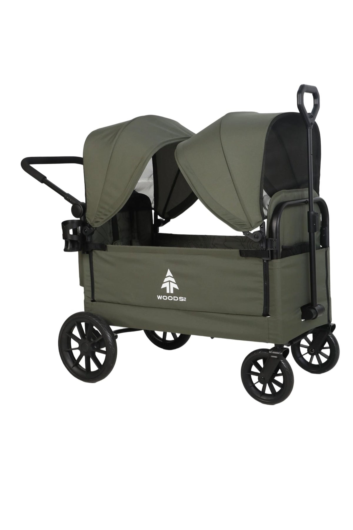 Woods Adjustable Stroller Wagon, Green