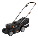 WG737 Nitro 40V PowerShare 2-in-1 Brushless Cordless Push Poly Mower, 16-in with (2) PowerShare Pro 4.0Ah Batteries