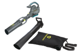 12 Amp Electric Leaf Blower/Vacuum with Aero Force Technology Black
