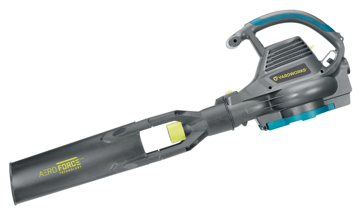 12 Amp Electric Leaf Blower/Vacuum with Aero Force Technology Black
