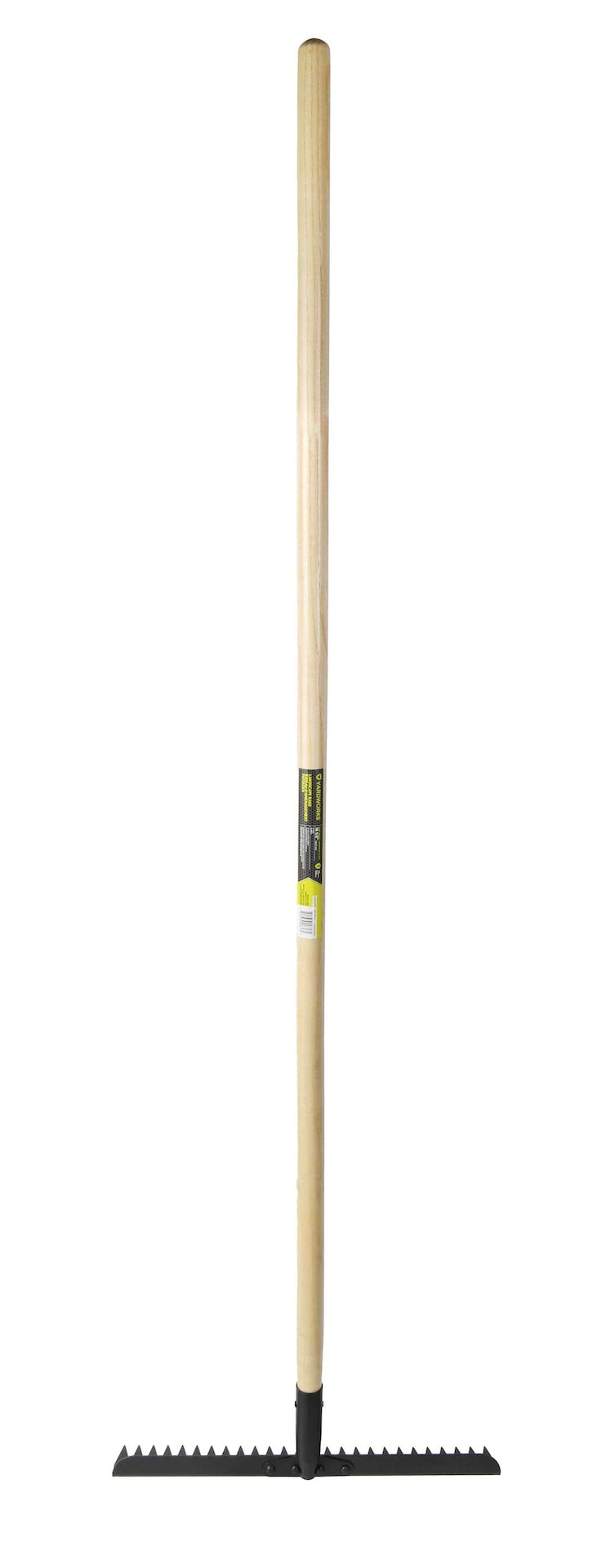 18.5-in Wide Metal 26-Tine Landscape Rake, 60-in Hardwood Shaft