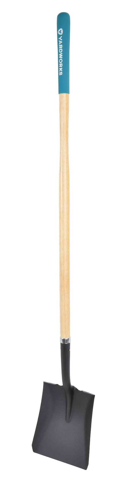 Steel Square-Point Long-Handle Spade Shovel, 60-in Wooden Shaft A6165