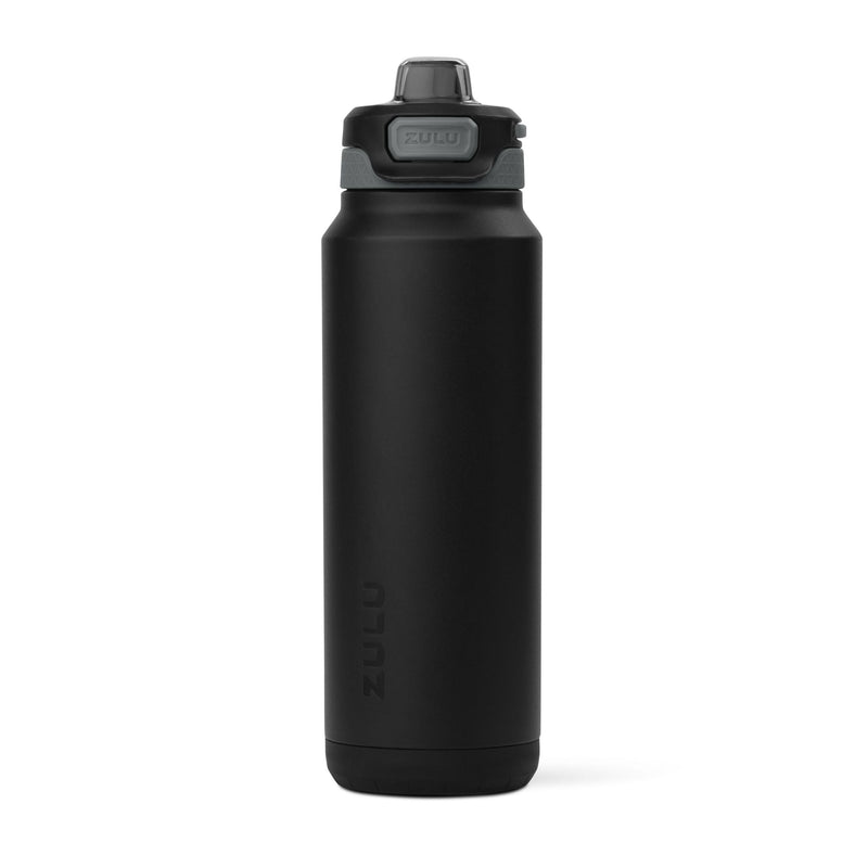 Powerfill Pro Vacuum Insulated Stainless Steel Bottle, 32-oz, Black, with Quick Fill Lid Q90