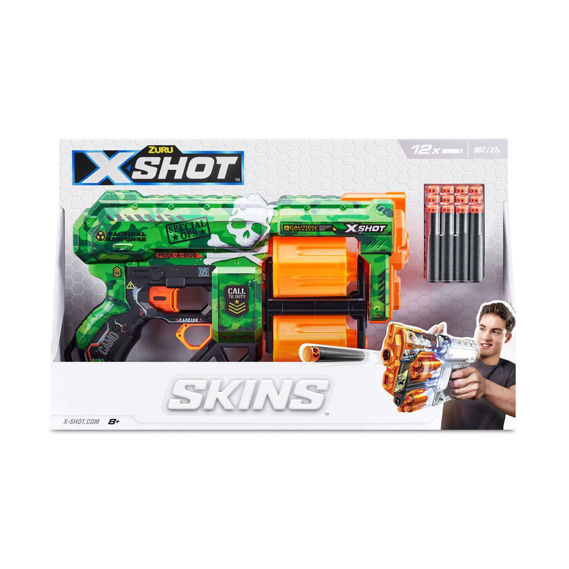 Skins Dread, 7 Unique Designs, 12-Dart Capacity, Ages 8+ R624